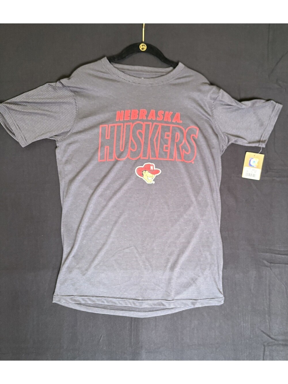 Rivalry Threads Cornhuskers Shirt Med Gray NCAA Nebraska Football